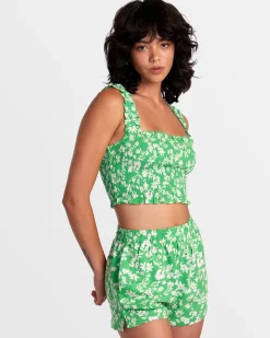 RVCA TERRACE ECO TANK TOP Classic Green New