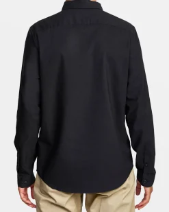 RVCA THAT'LL DO LONG SLEEVE SHIRT Black
