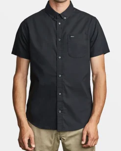 RVCA THAT'LL DO SHORT SLEEVE SHIRT Black Best