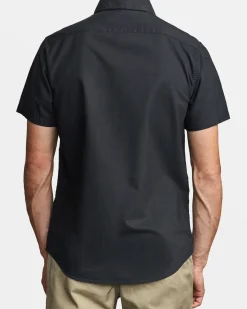 RVCA THAT'LL DO SHORT SLEEVE SHIRT Black Best