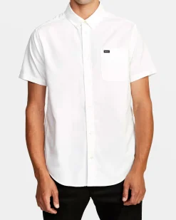 RVCA THAT'LL DO SHORT SLEEVE SHIRT White Best
