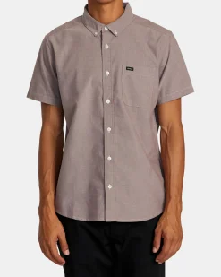 RVCA THAT'LL DO SHORT SLEEVE SHIRT Plum Ash Hot