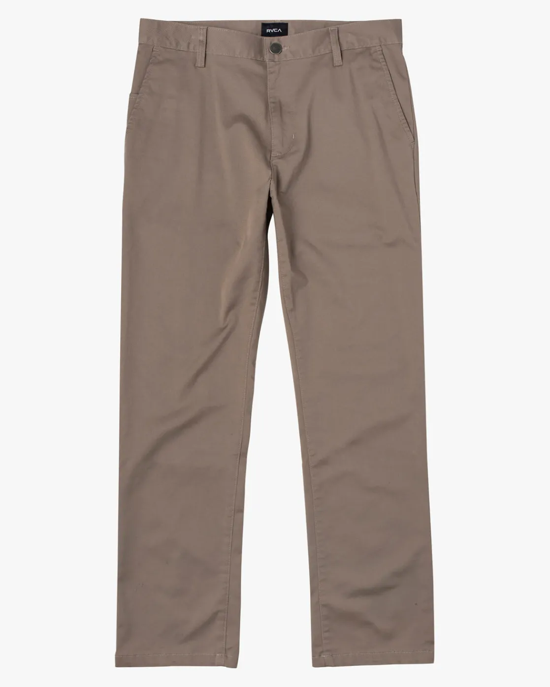 RVCA THE WEEKEND STRETCH STRAIGHT FIT PANTS Dark Khaki New