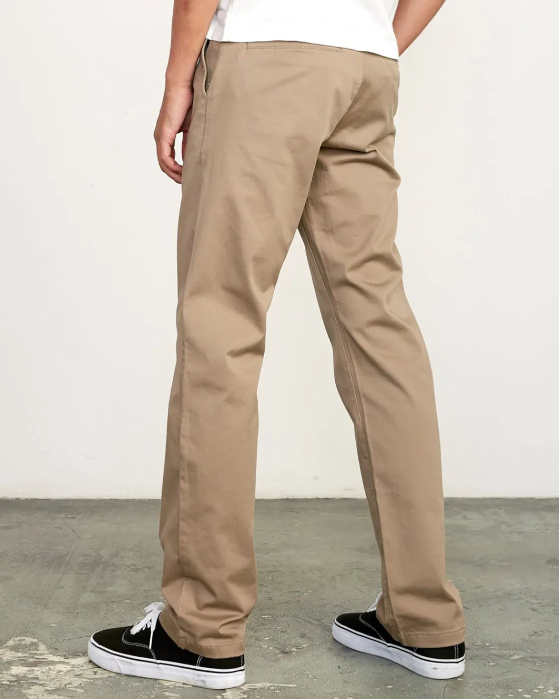 RVCA THE WEEKEND STRETCH STRAIGHT FIT PANTS Dark Khaki New