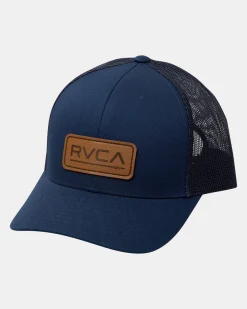 RVCA TICKET DELUXE TRUCKER HAT Navy Clearance