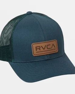 RVCA TICKET DELUXE TRUCKER HAT Duck Blue Best