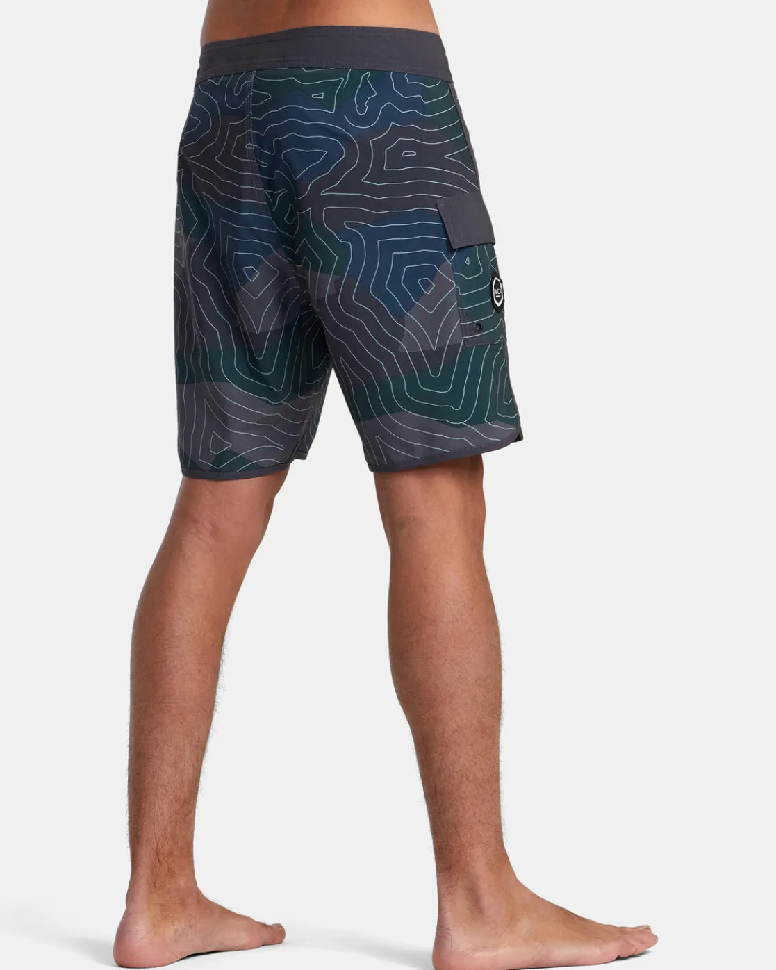 RVCA TOPO EASTERN 18 18" BOARDSHORTS Hawaii Topo Camo