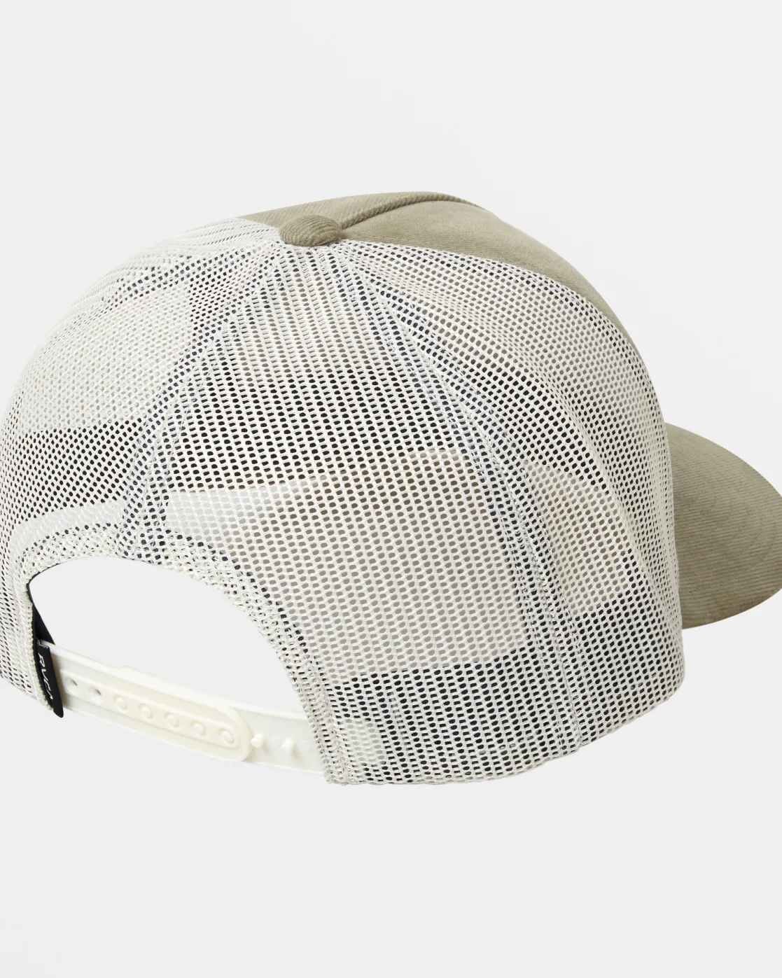 RVCA VA ALL THE WAY CORD TRUCKER HAT Sage Leaf Outlet