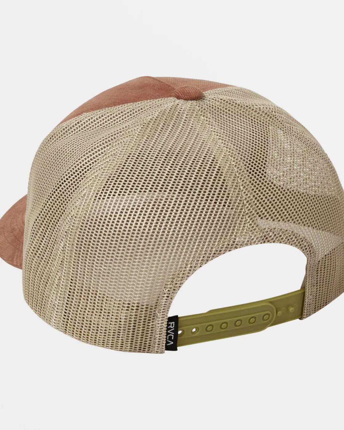 RVCA VA ALL THE WAY CORD TRUCKER HAT Rawhide Outlet