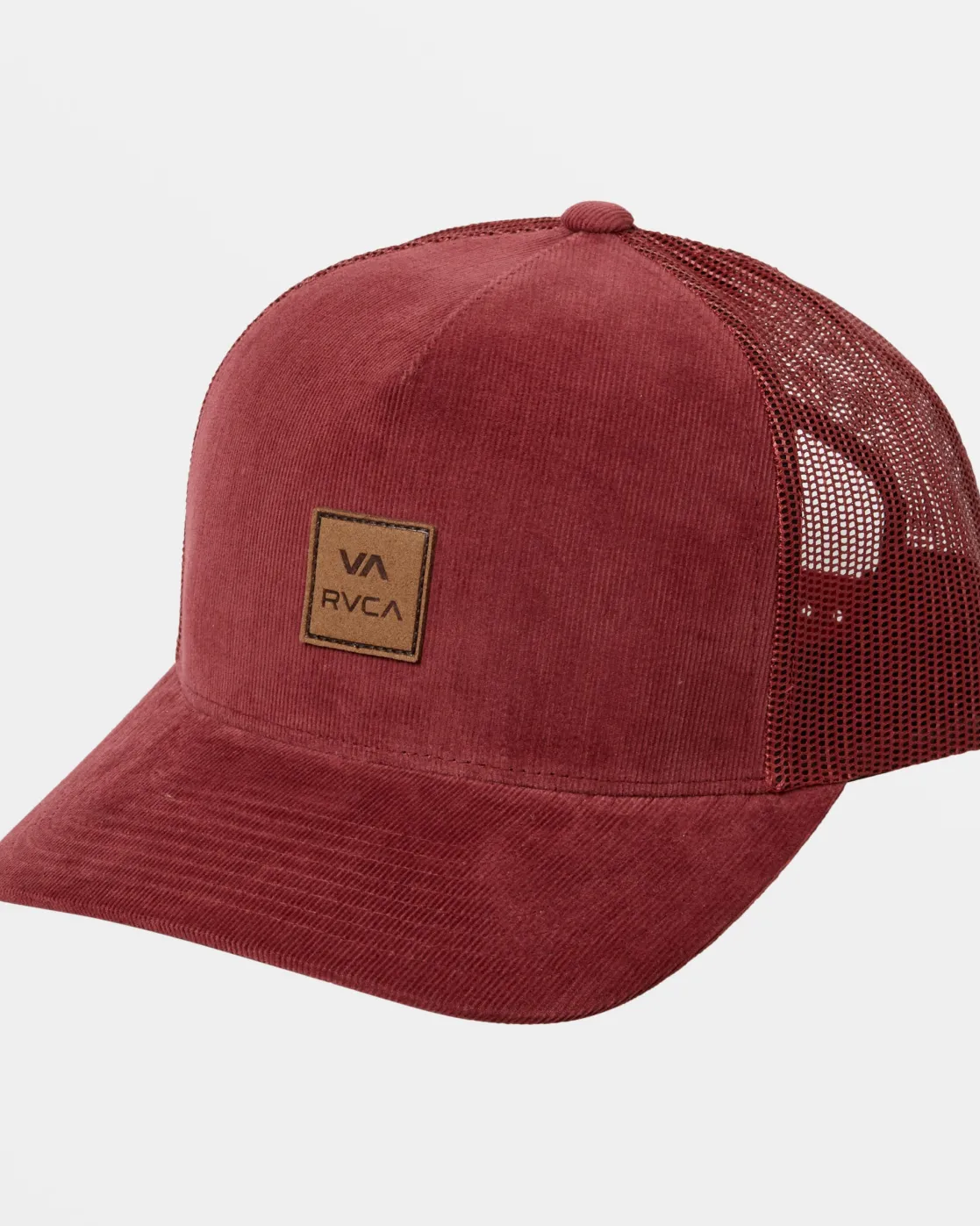 RVCA VA ALL THE WAY CORD TRUCKER HAT Wine Best