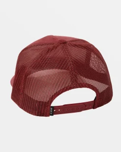 RVCA VA ALL THE WAY CORD TRUCKER HAT Wine Best