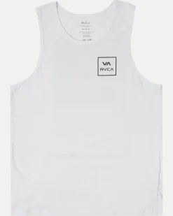 RVCA VA ALL THE WAY FILL TANK TOP White Hot