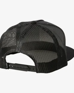 RVCA VA ALL THE WAY PRINT TRUCKER HAT Black Online