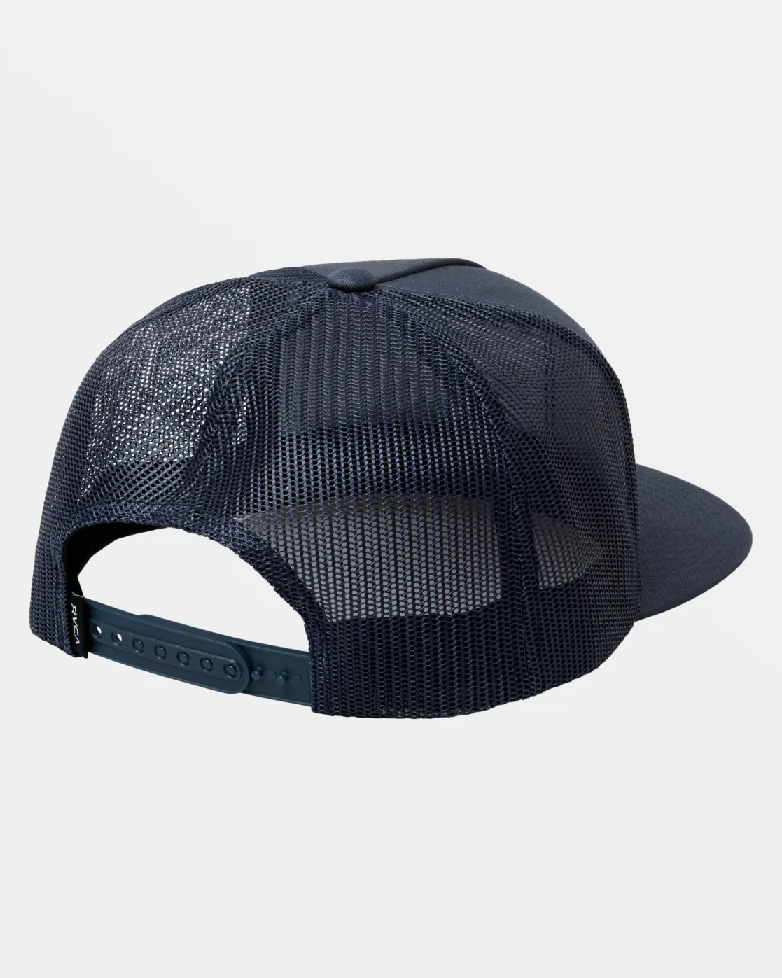 RVCA VA ALL THE WAY PRINT TRUCKER HAT Navy Marine Best