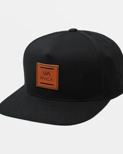 RVCA VA ALL THE WAY SNAPBACK HAT Black Hot