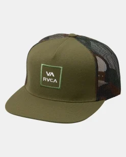 RVCA VA ALL THE WAY TRUCKER HAT Camo Best
