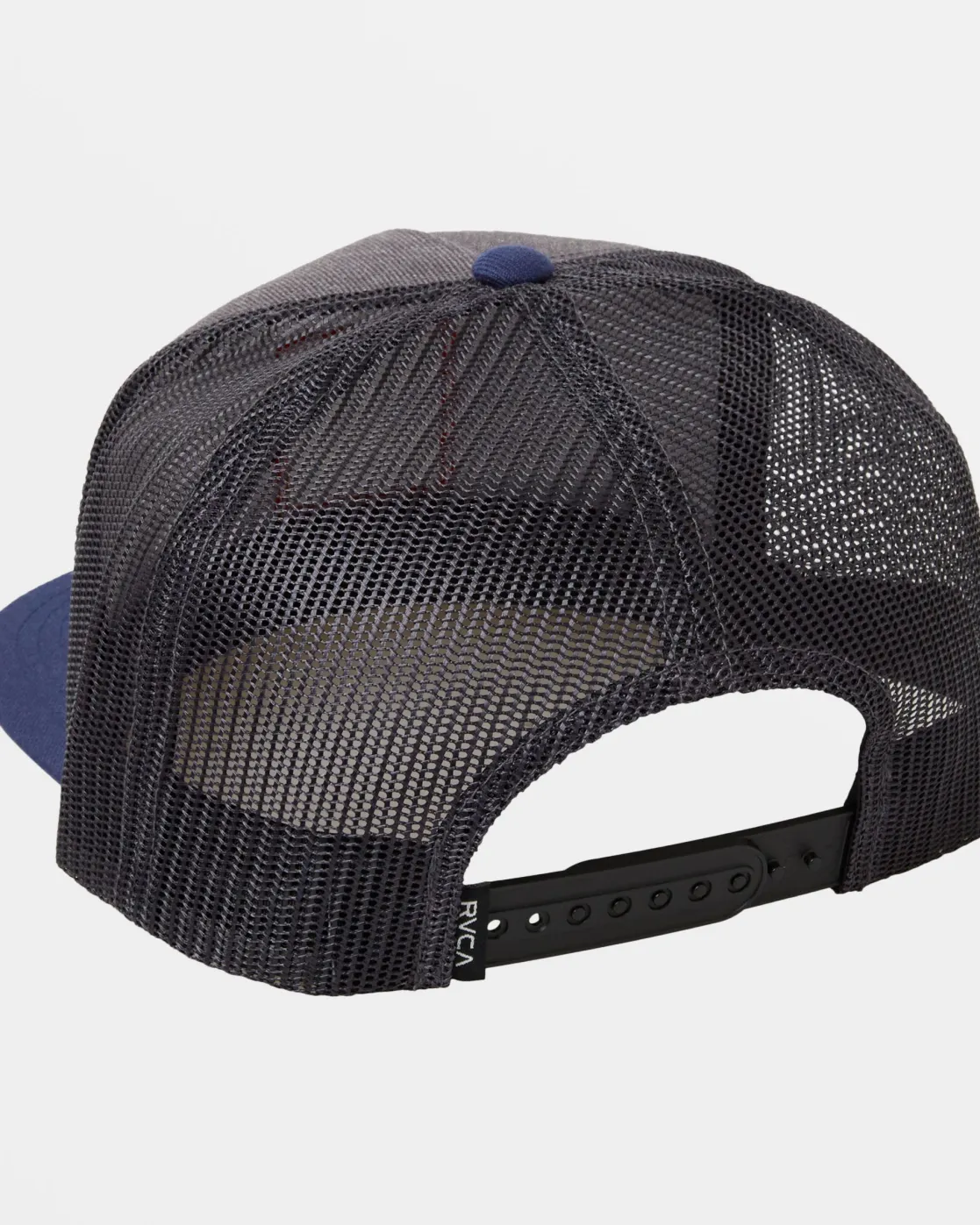 RVCA VA ALL THE WAY TRUCKER HAT Heather Charcoal/Navy