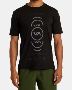 RVCA VA CIRCLE SPLITTER TEE Black Outlet