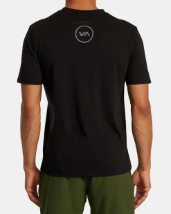 RVCA VA CIRCLE SPLITTER TEE Black Outlet