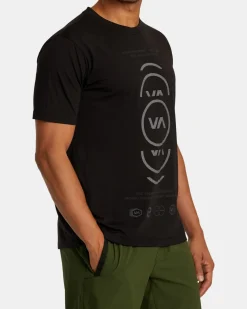 RVCA VA CIRCLE SPLITTER TEE Black Outlet