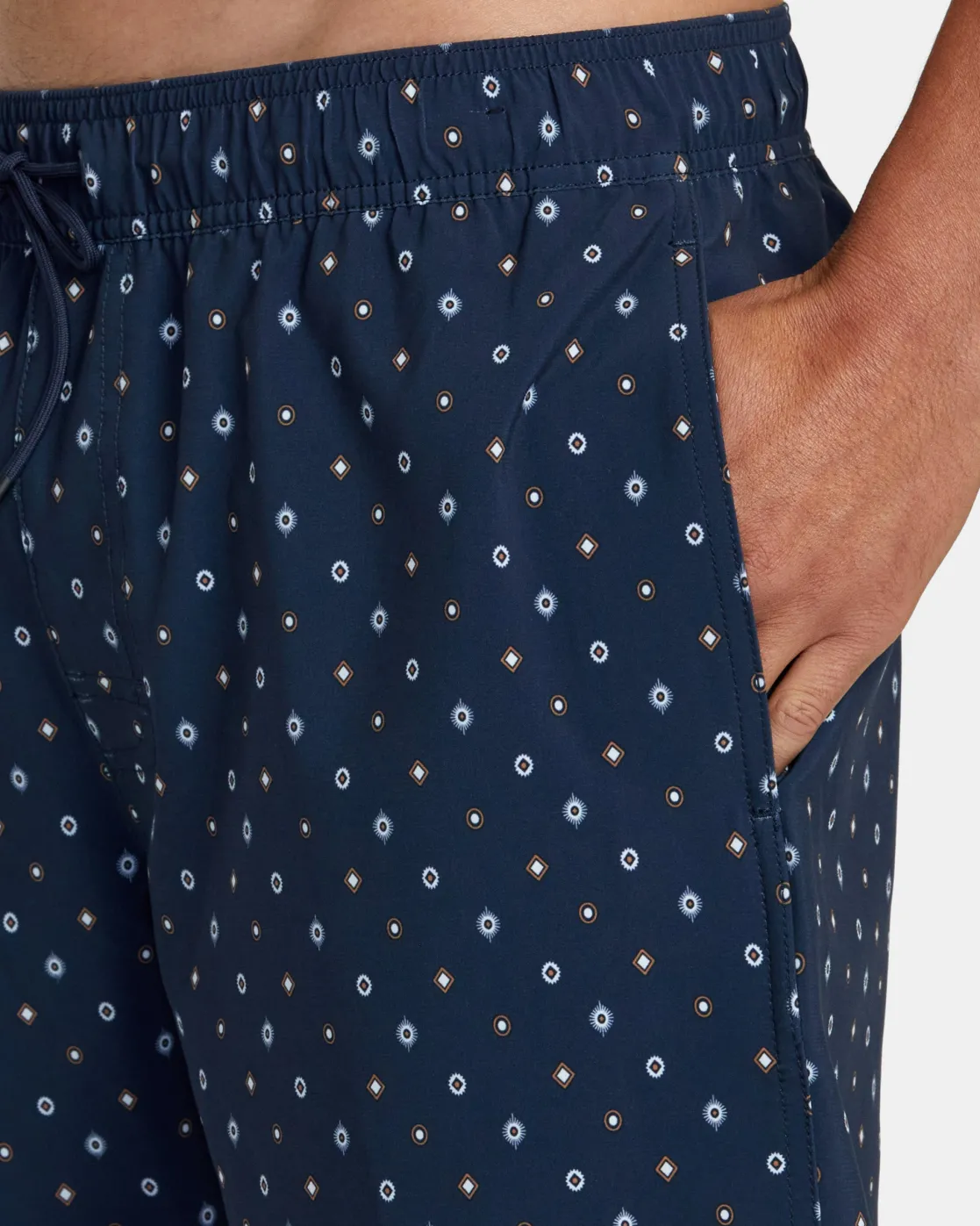 RVCA VA ELASTIC WAIST 17" BOARDSHORTS Blue Dits Online