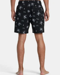 RVCA VA ELASTIC WAIST BENJ BOARDSHORTS 17'' Multi Rose Online