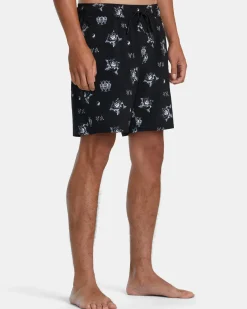 RVCA VA ELASTIC WAIST BENJ BOARDSHORTS 17'' Multi Rose Online