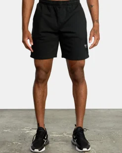 RVCA VA ESSENTIAL 18" SWEAT SHORTS Black Sale