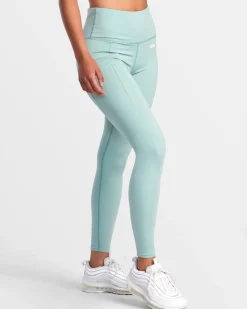 RVCA VA ESSENTIAL HIGH WAIST LEGGINGS Green Haze New