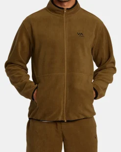 RVCA VA ESSENTIAL MICRO FLEECE Camel Sale