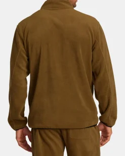 RVCA VA ESSENTIAL MICRO FLEECE Camel Sale