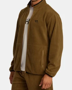 RVCA VA ESSENTIAL MICRO FLEECE Camel Sale