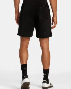 RVCA VA ESSENTIAL MICRO FLEECE SHORT 18" Black Online