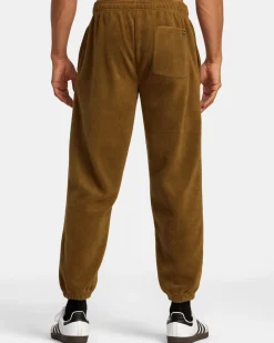 RVCA VA ESSENTIAL MICRO FLEECE PANT Camel New