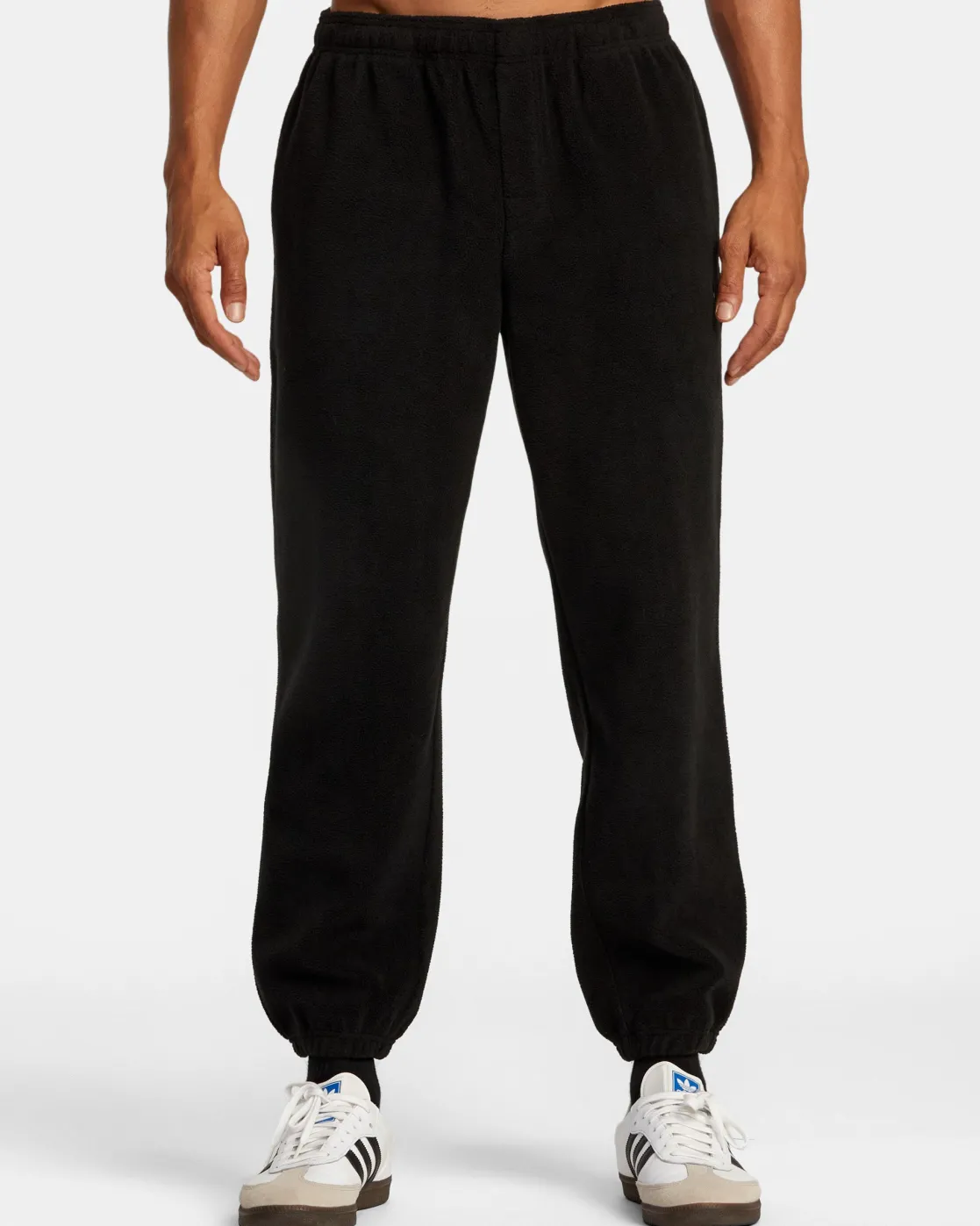 RVCA VA ESSENTIAL MICRO FLEECE PANT Black Clearance