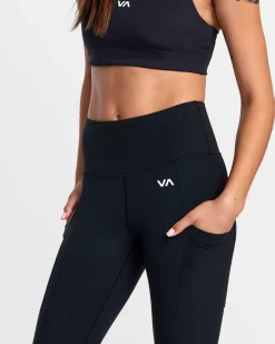 RVCA VA ESSENTIAL POCKET LEGGING II PANTS Black Best