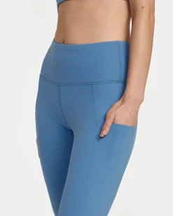 RVCA VA ESSENTIAL POCKET LEGGING II PANTS Coronet Blue New