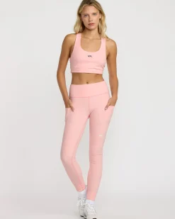 RVCA VA ESSENTIAL POCKET LEGGING II PANTS Peach Kiss Online