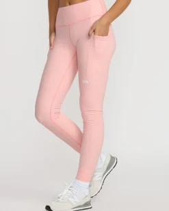 RVCA VA ESSENTIAL POCKET LEGGING II PANTS Peach Kiss Online