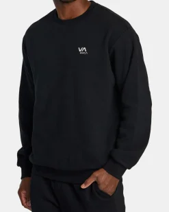 RVCA VA ESSENTIAL SWEATSHIRT Black Online