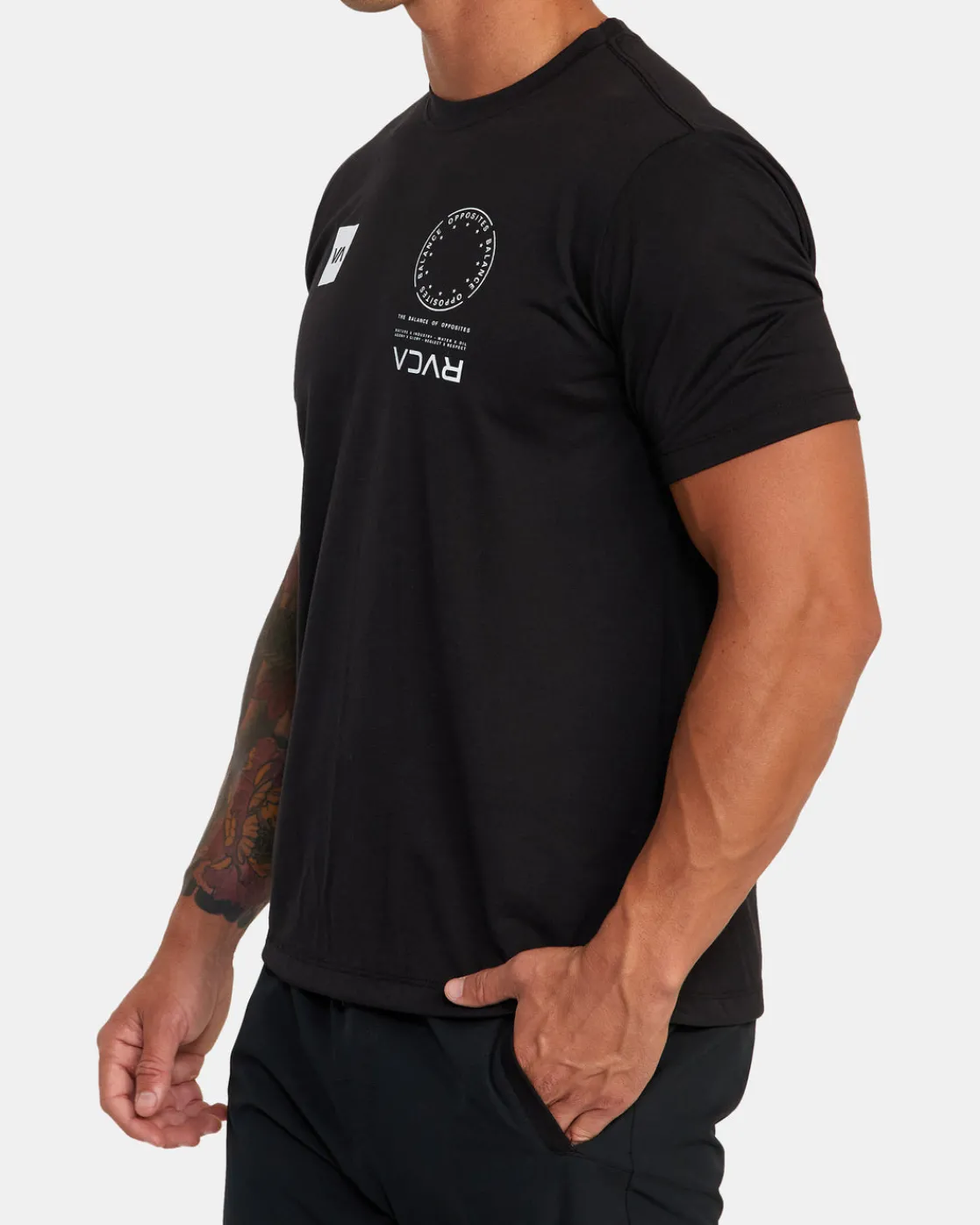 RVCA VA MARK TEE Black Hot