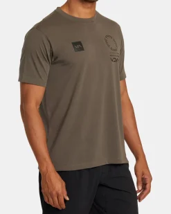 RVCA VA MARK TEE Mocha Discount