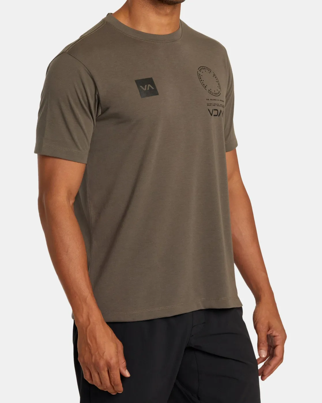 RVCA VA MARK TEE Mocha Discount