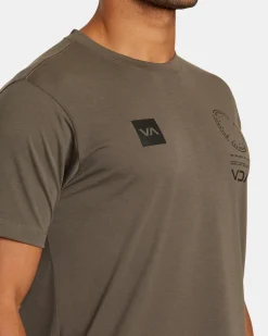 RVCA VA MARK TEE Mocha Discount