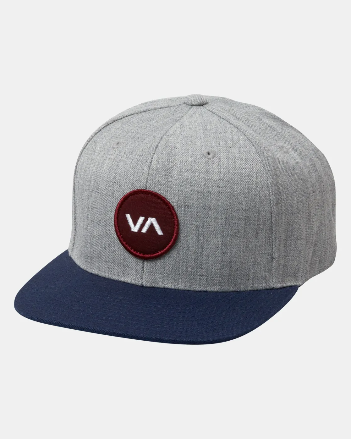 RVCA VA PATCH SNAPBACK HAT Heather Navy Best