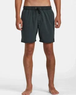 RVCA VA PIGMENT ELASTIC WAIST 17" BOARDSHORTS Rvca Black Online