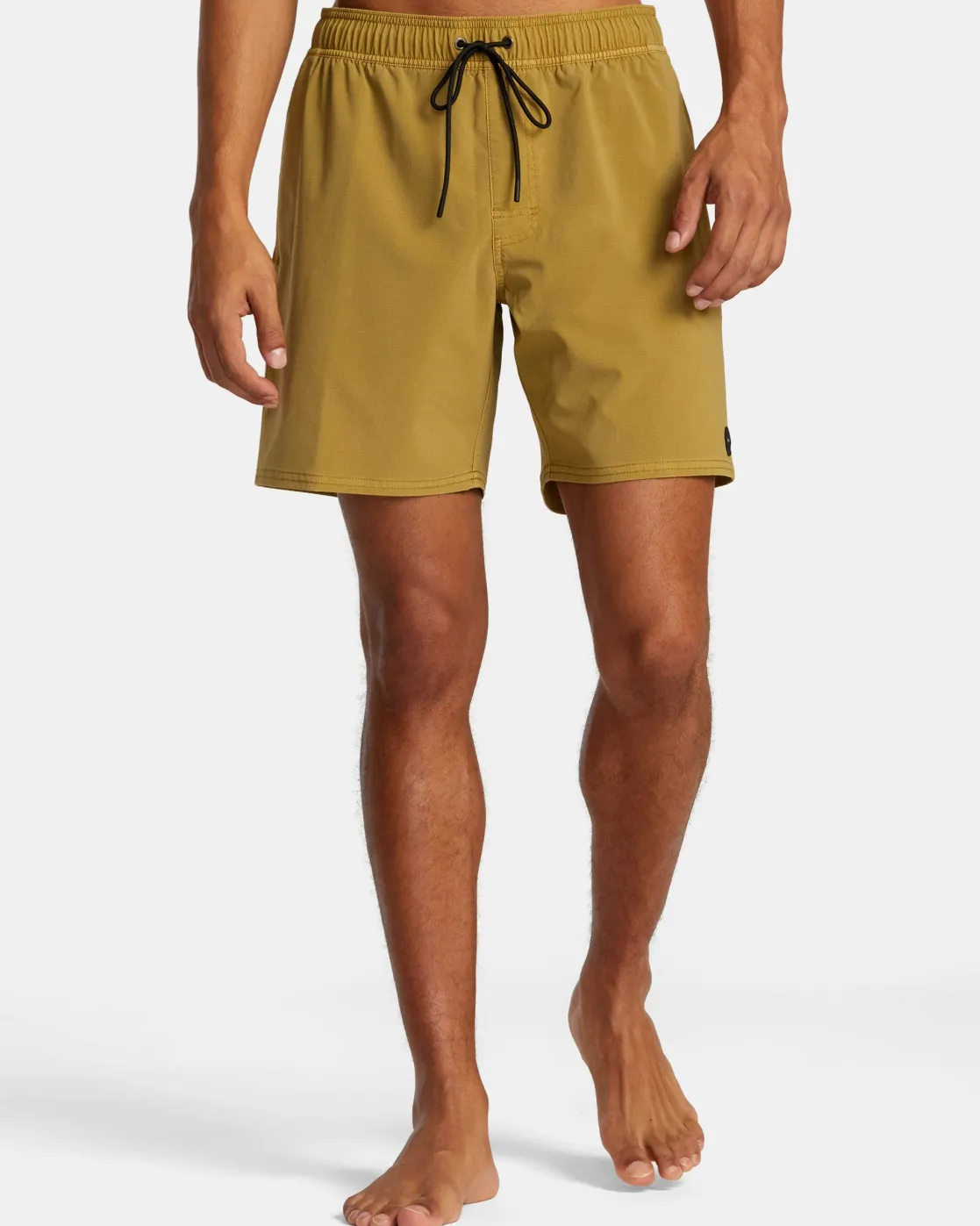RVCA VA PIGMENT ELASTIC WAIST 17" BOARDSHORTS Ochre