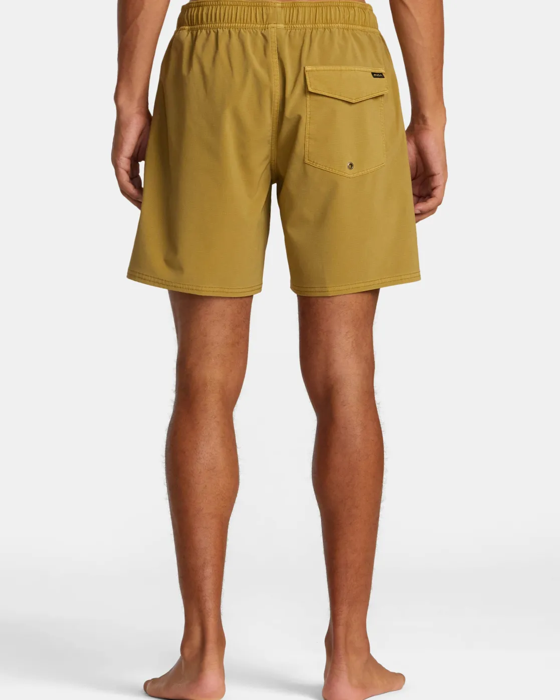 RVCA VA PIGMENT ELASTIC WAIST 17" BOARDSHORTS Ochre