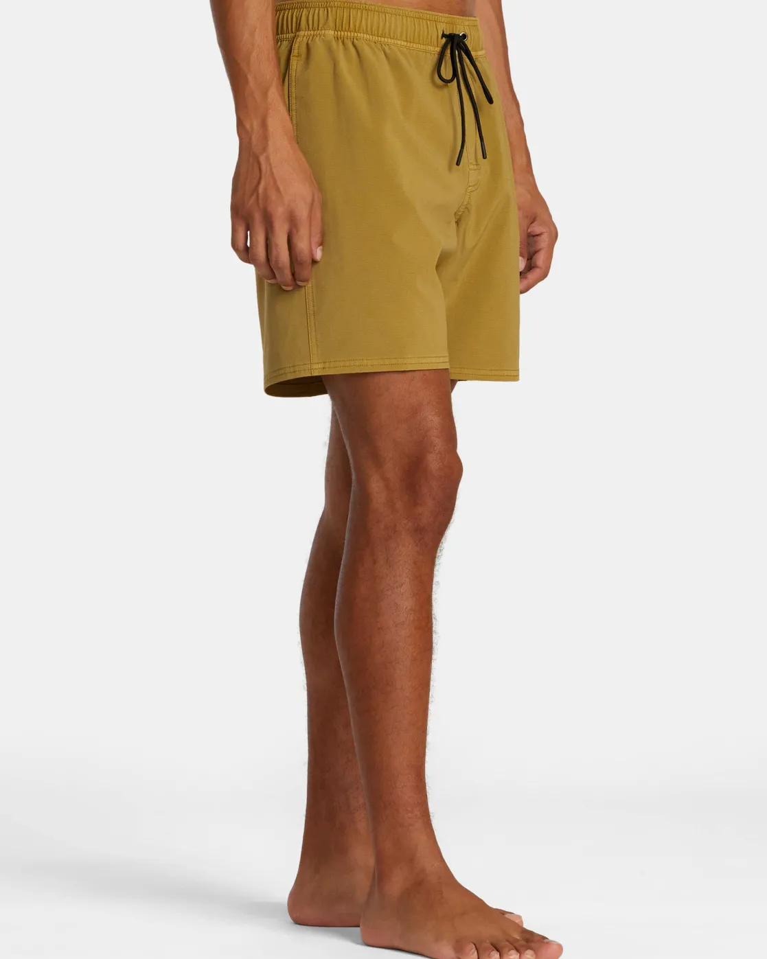 RVCA VA PIGMENT ELASTIC WAIST 17" BOARDSHORTS Ochre