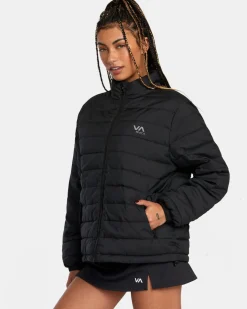 RVCA VA PUFFER JACKET Black Outlet